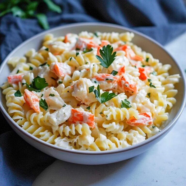 Creamy Crab Pasta Salad Recipe