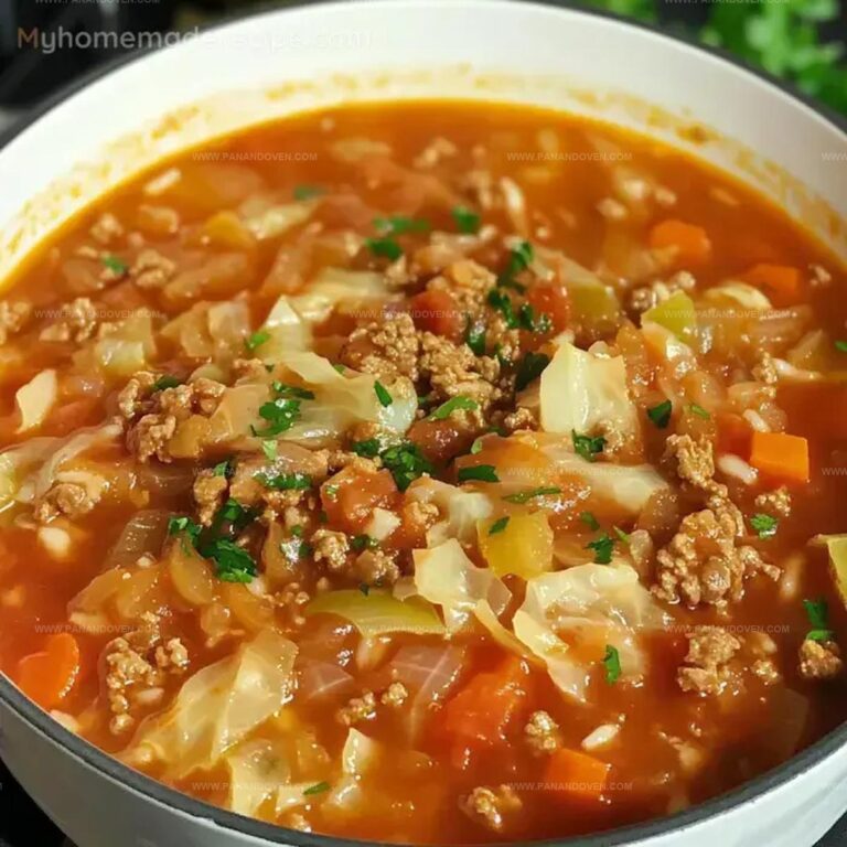 Cozy and Hearty Cabbage Roll Soup Recipe