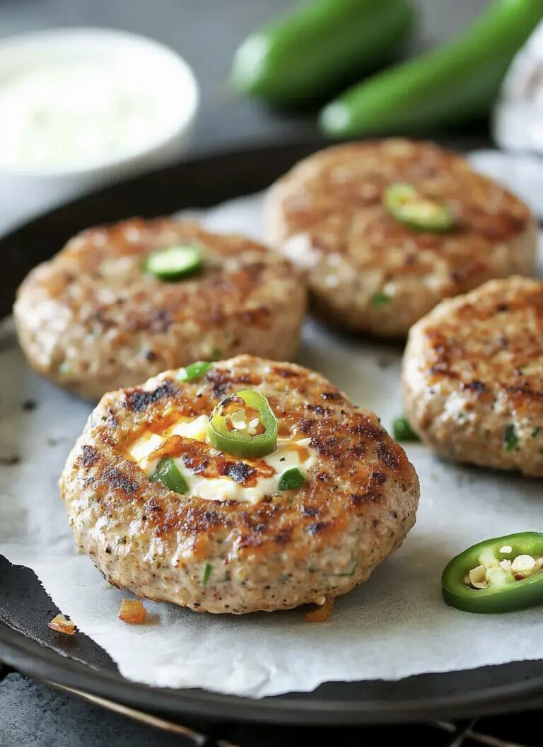 Jalapeno Popper Turkey Burgers Recipe