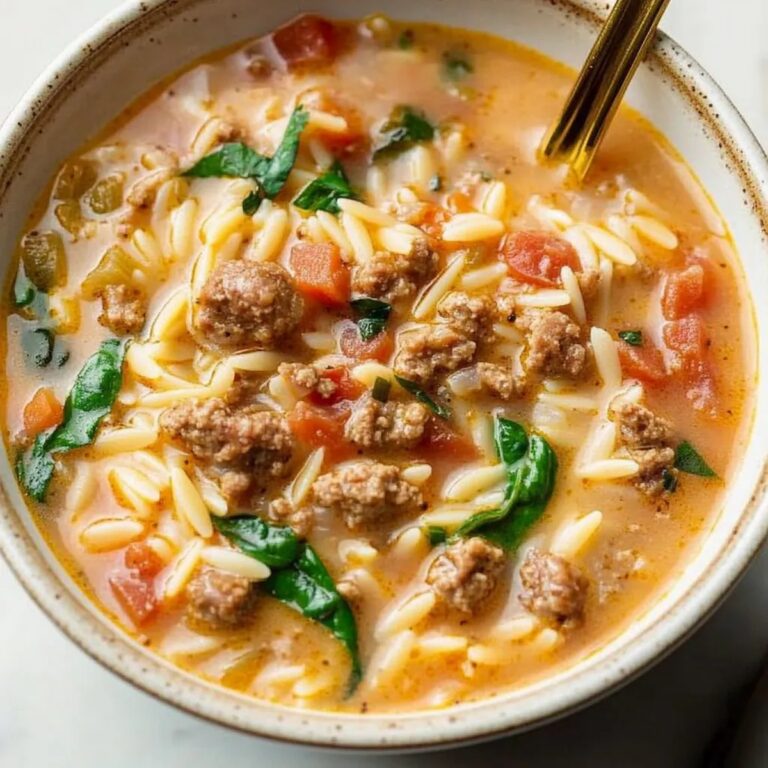 Italian Sausage Orzo Soup Recipe