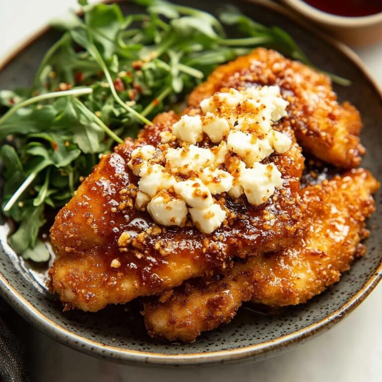 Crispy Hot Honey Feta Chicken Recipe