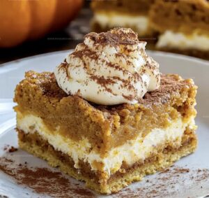 Pumpkin Roll Bars Recipe