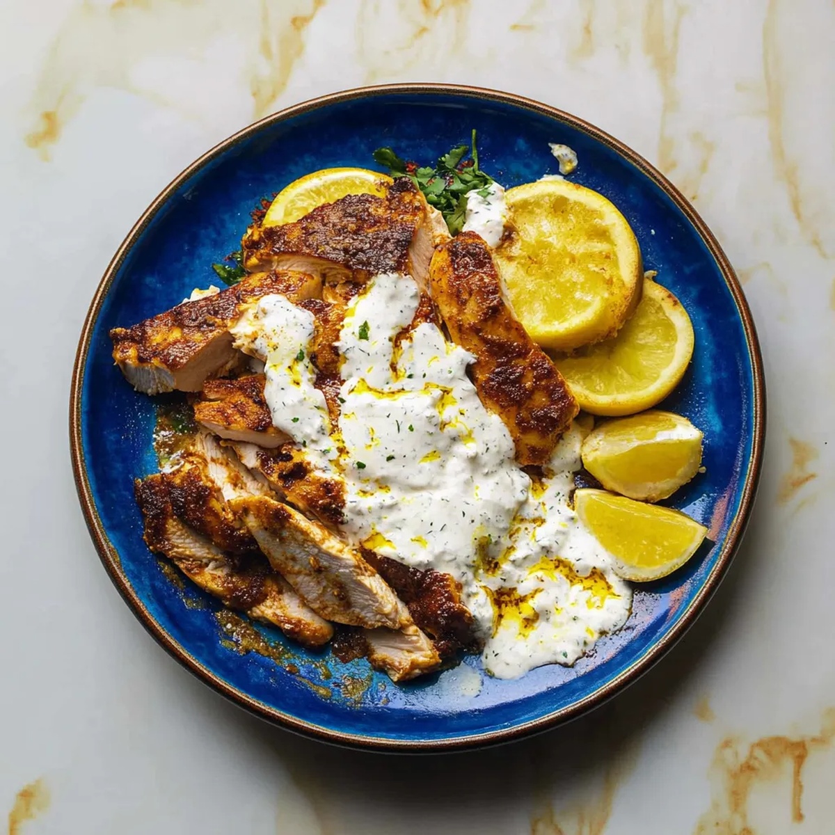 Chicken Shawarma with Garlic Sauce Recipe