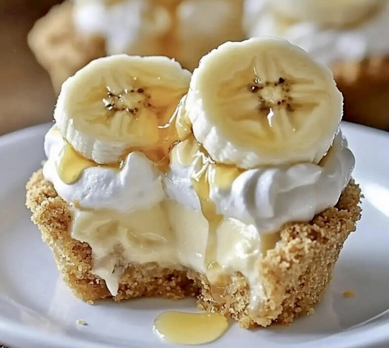 No-Bake Mini Banana Cream Pies Recipe
