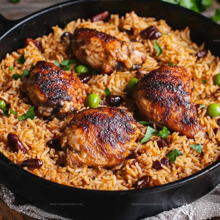 One Pot Caribbean Jerk Chicken & Rice Recipe