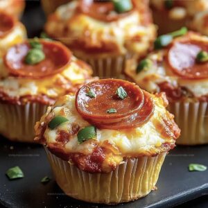 Deep Dish Pizza Cupcakes Recipe