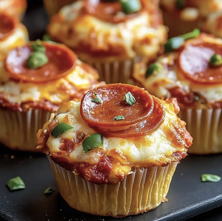 Deep Dish Pizza Cupcakes Recipe