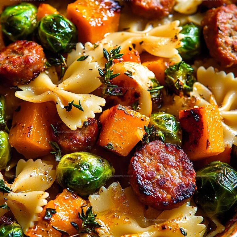 Autumn Dinner with Sausage and Pasta Recipe