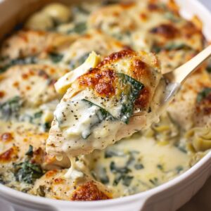 Spinach Artichoke Chicken Bake Recipe
