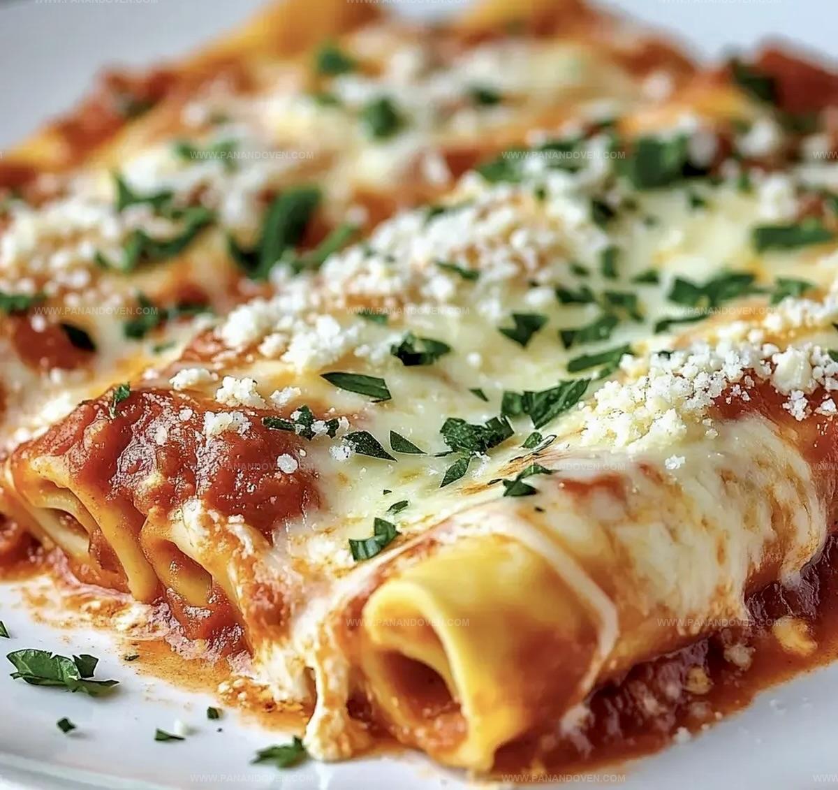 Easy Cheesy Manicotti Recipe