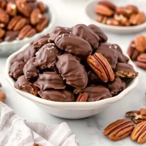 Easy Homemade Chocolate Covered Pecans Recipe