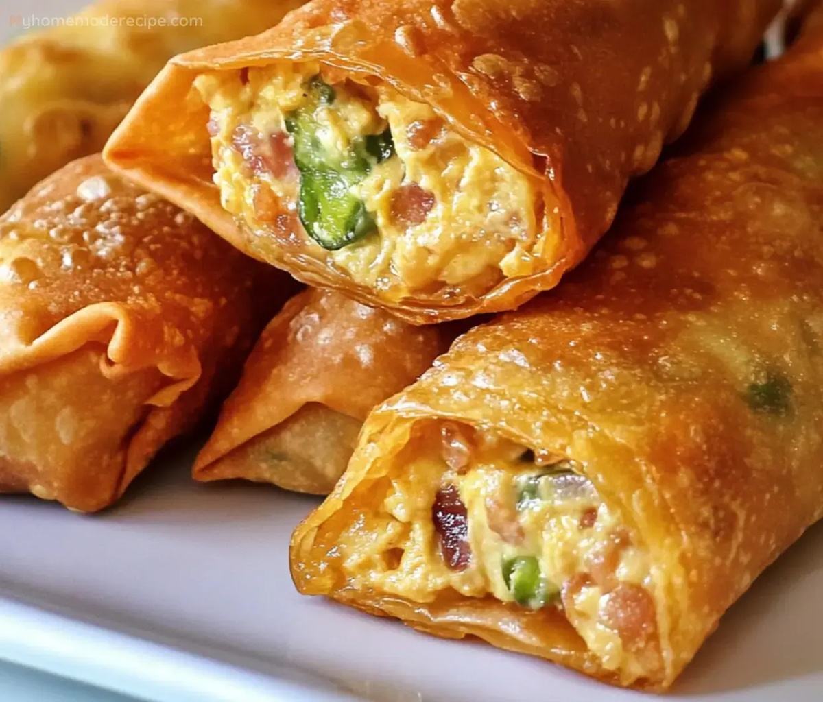 Jalapeno Popper Egg Rolls Recipe