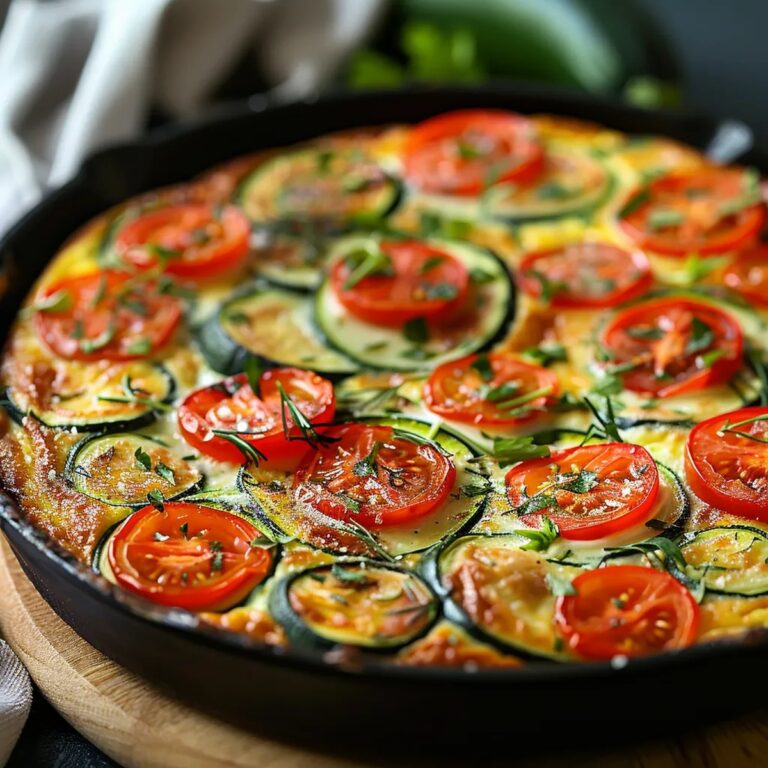 Zucchini and Tomato Frittata Recipe