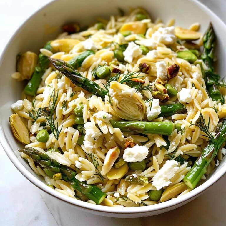 Orzo with Asparagus & Feta Recipe