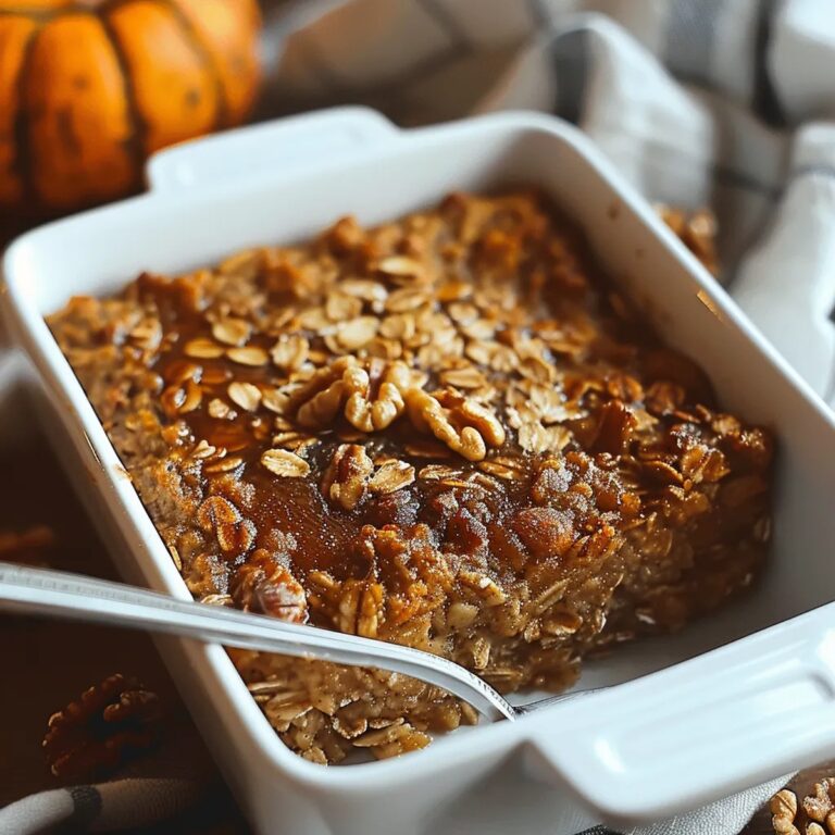 Pumpkin Baked Oatmeal Recipe