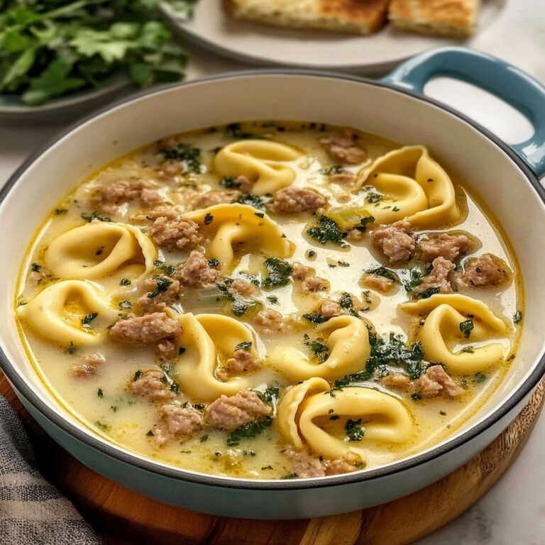 Spicy Sausage and Tortellini Soup Recipe