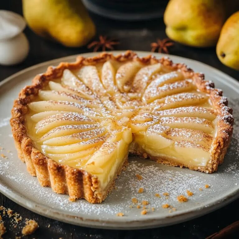 Pear Frangipane Tart Recipe