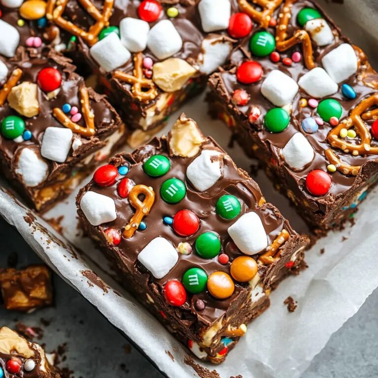 Peanut Butter Rocky Road Bars Recipe