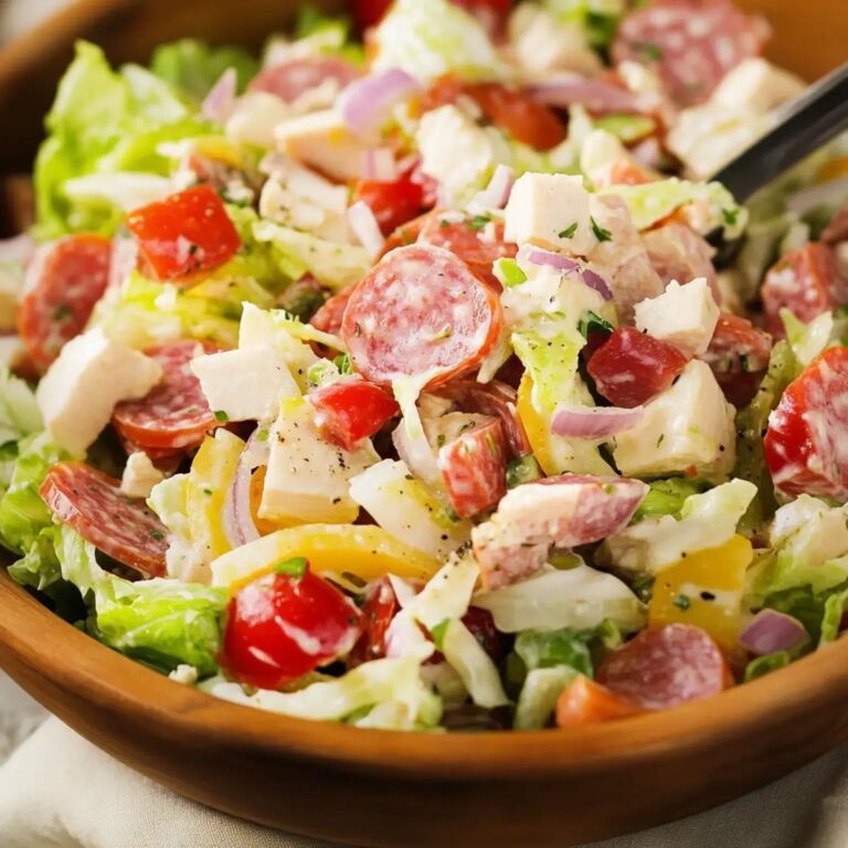 Italian Grinder Salad (Chopped Sub Salad) Recipe