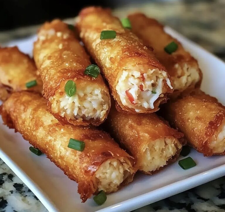 Crab Cake Egg Rolls Recipe