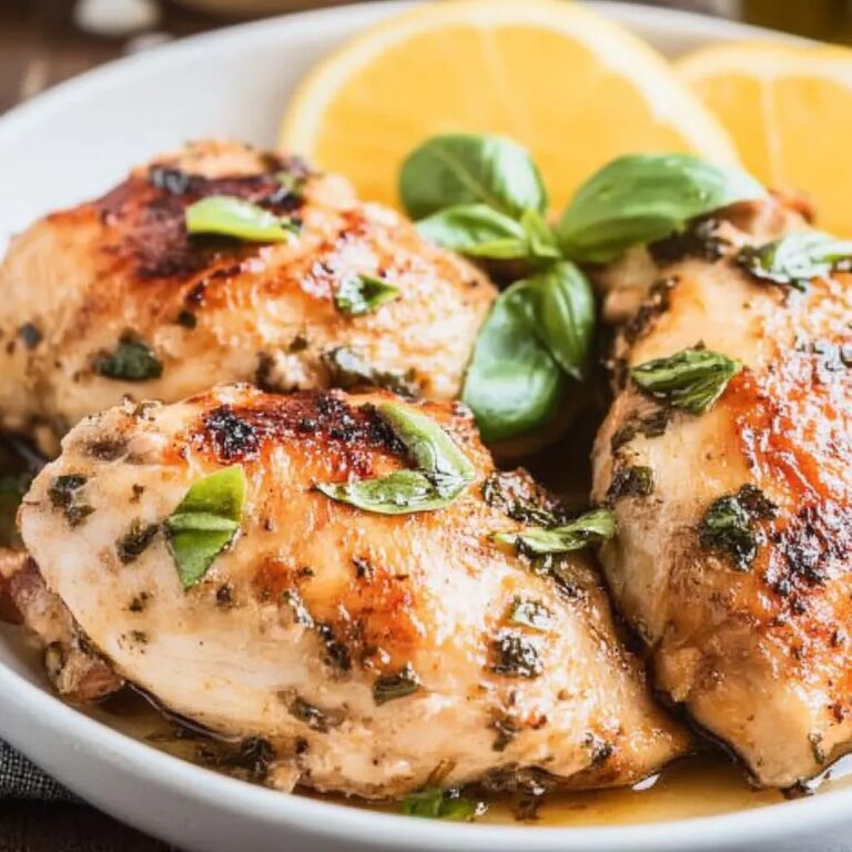 Simple Italian Basil Chicken Recipe