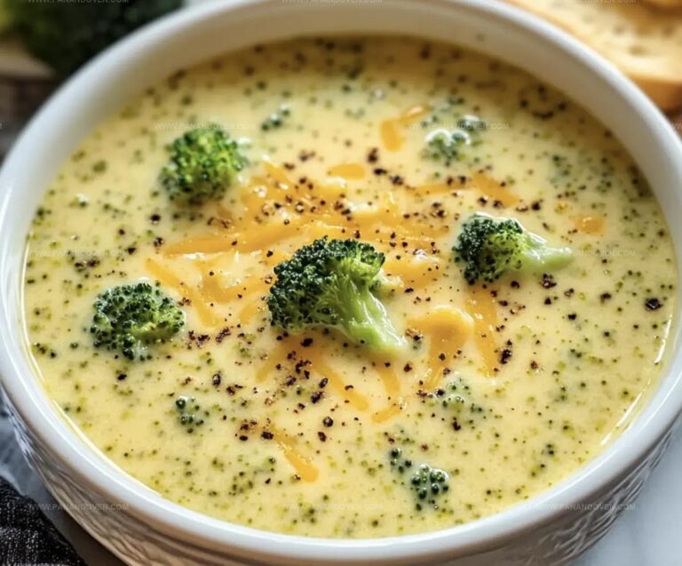 Easy Broccoli Cheese Soup - Creamy and Comforting Recipe