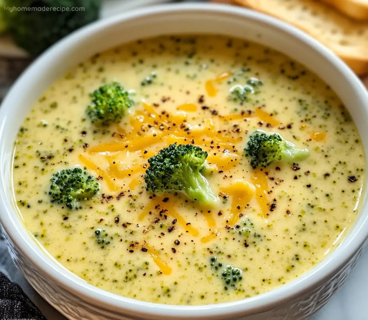 Easy Broccoli Cheese Soup - Creamy and Comforting Recipe