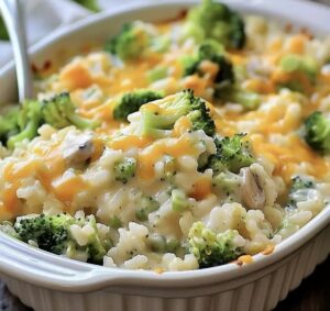 Broccoli Cheese Rice Casserole Recipe