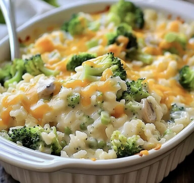 Broccoli Cheese Rice Casserole Recipe