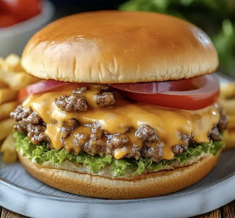 Slow-Cooked Crockpot Cheeseburgers Recipe