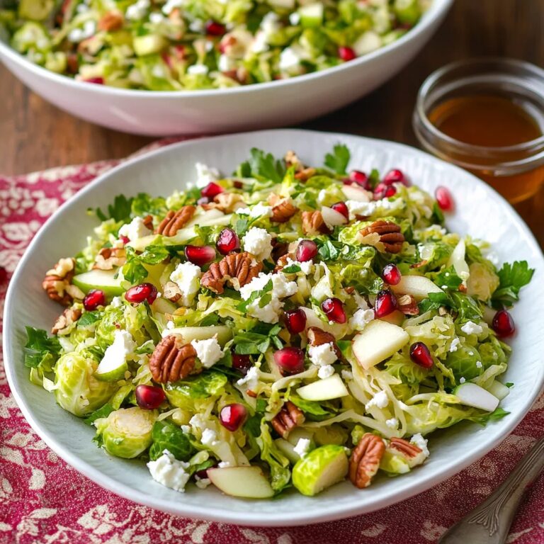 Shaved Brussels Sprouts Salad Recipe