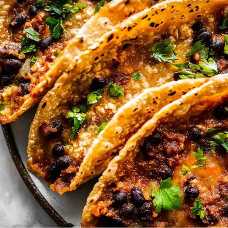 Crispy Sheet Pan Black Bean Tacos Recipe