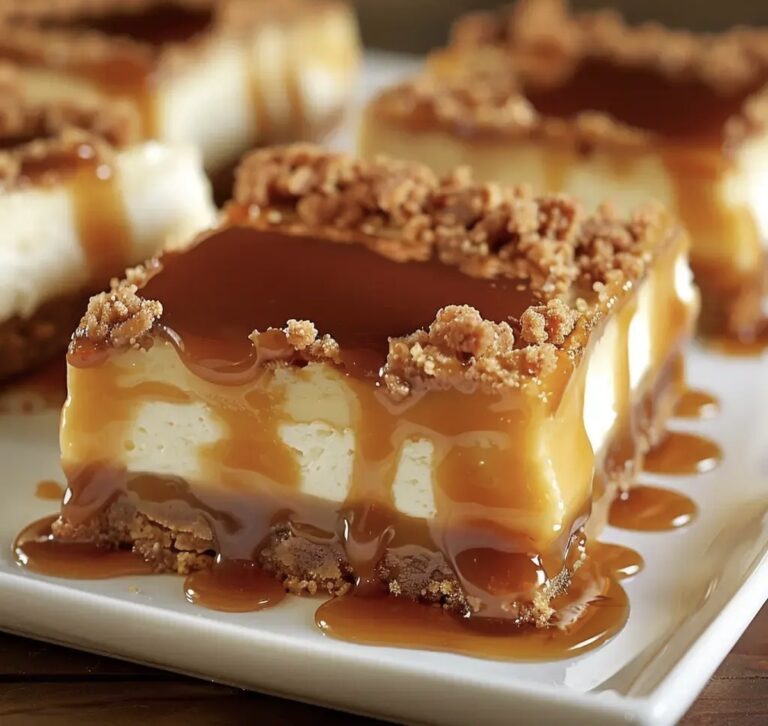 Caramel Cheesecake Bars Recipe