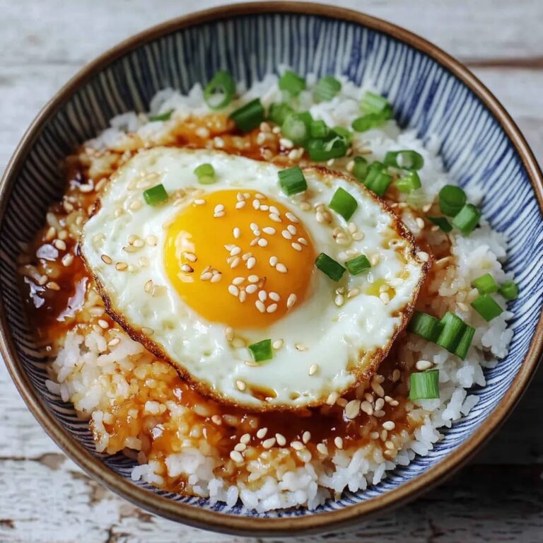 10-Min Easy Korean Egg Rice Recipe