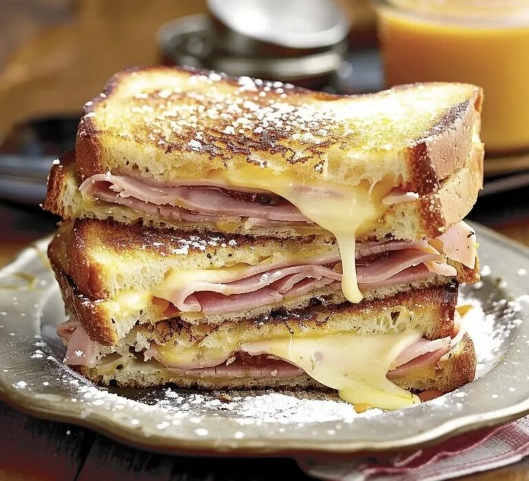 Monte Cristo Style Grilled Cheese Sandwich Recipe