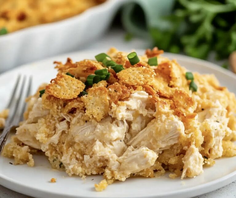 Ritz Cracker Chicken Casserole Recipe