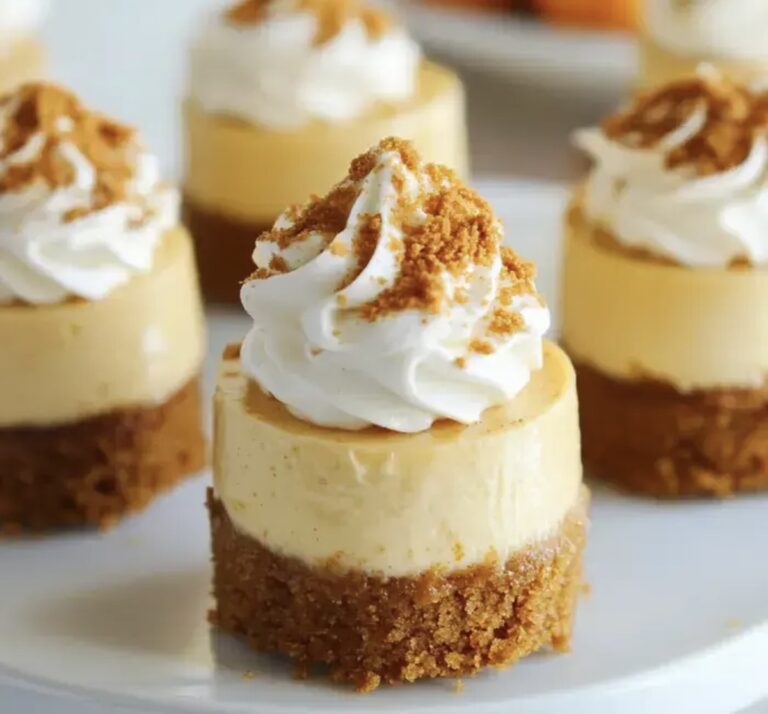 Mini Pumpkin Spice Cheesecakes Recipe