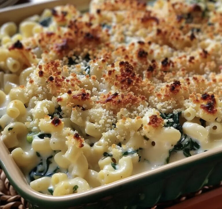 Creamed Spinach Mac & Cheese Recipe