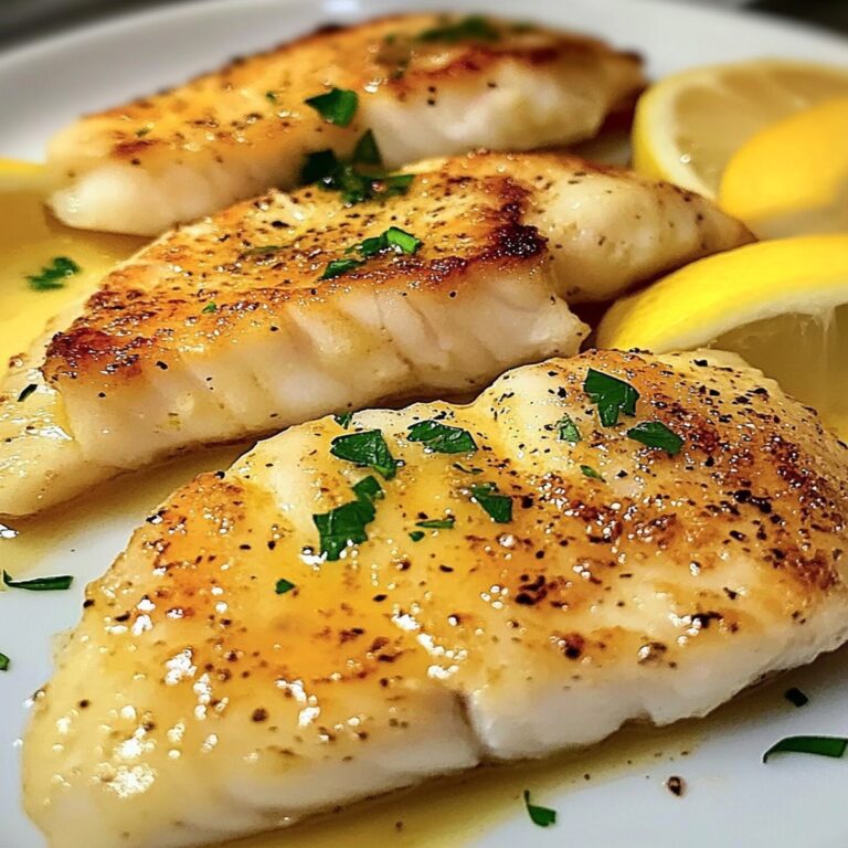 Lemon Butter Fish Fillet Recipe