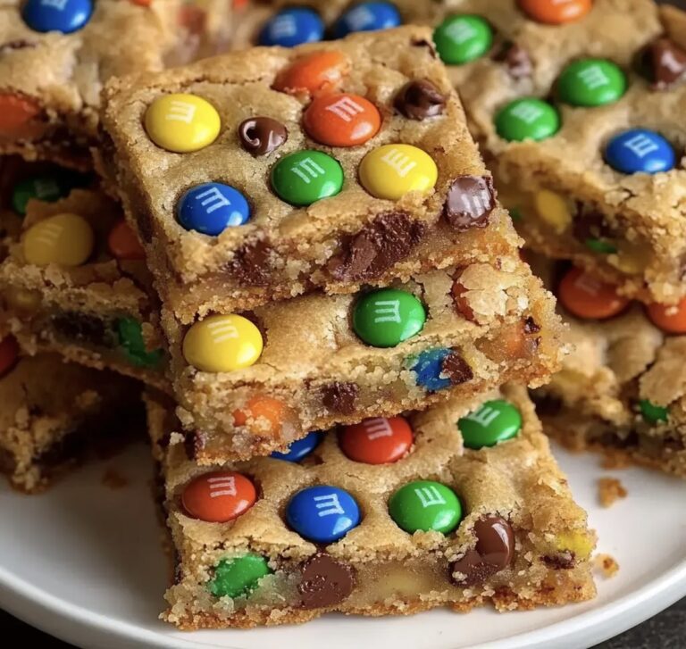 M&M Cookie Bars Recipe