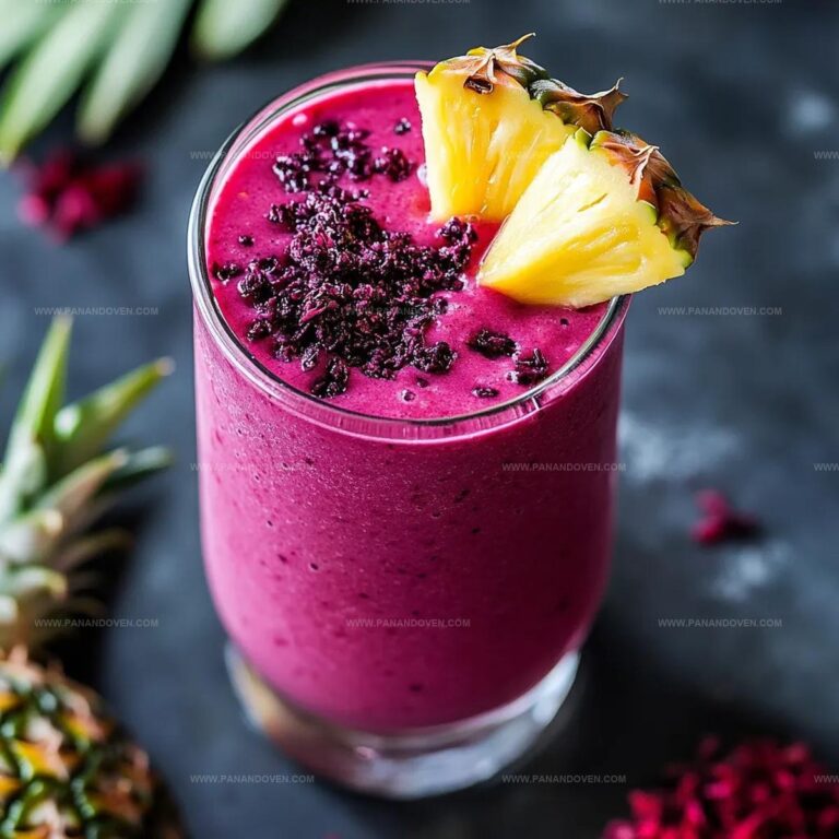Hibiscus Tea Pineapple Smoothie Recipe
