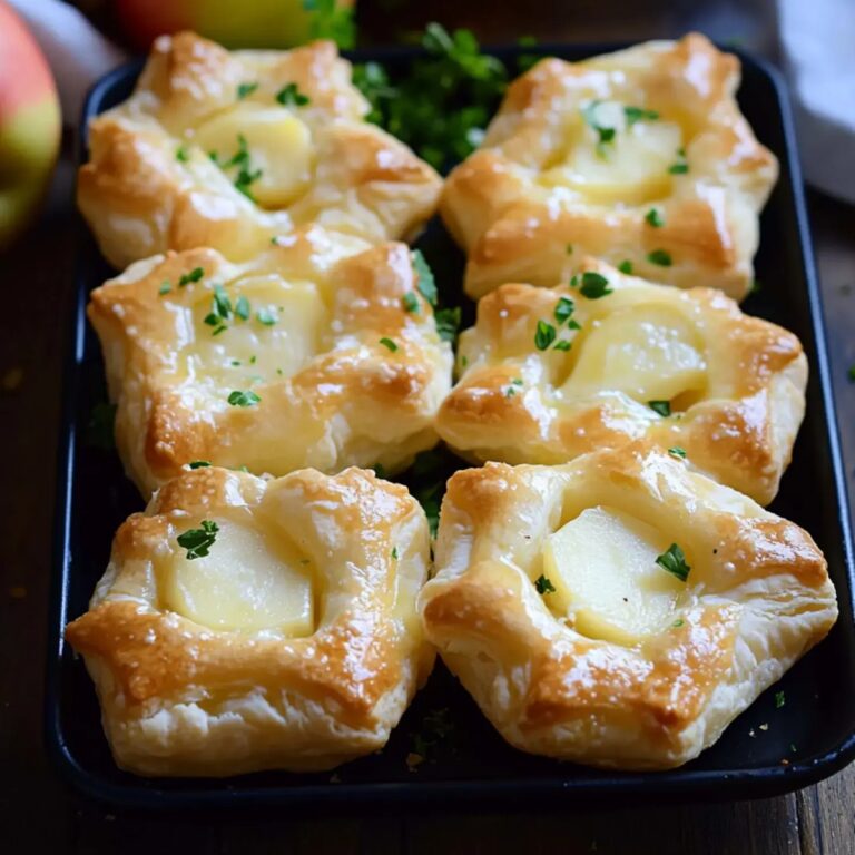 Brie and Apple Puff Pastry Bites Recipe