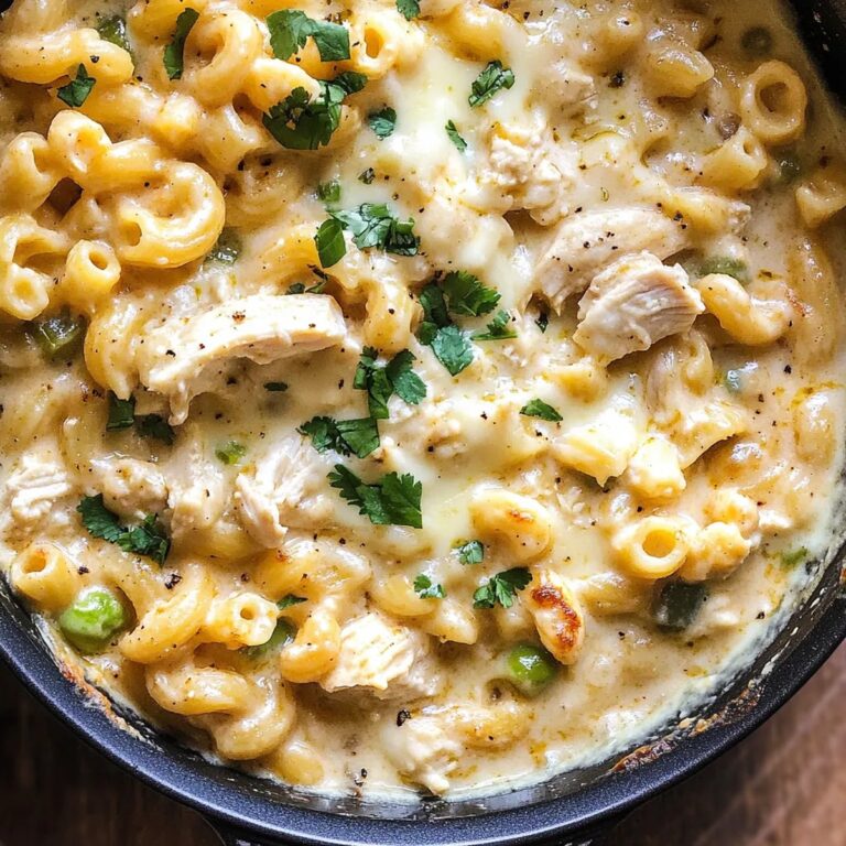 White Chicken Chili Mac and Cheese Recipe