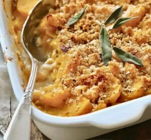 Sweet Potato Sage Casserole Recipe