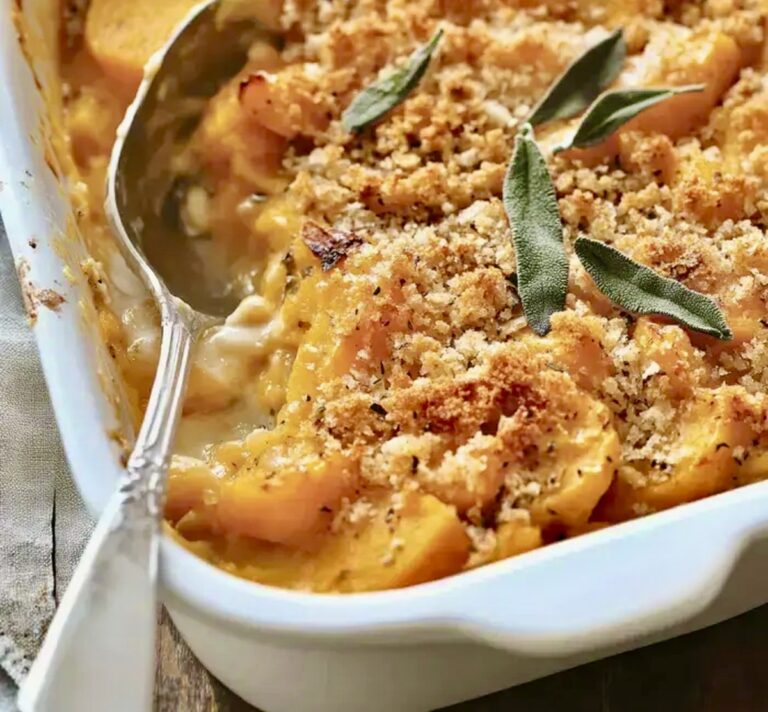 Sweet Potato Sage Casserole Recipe