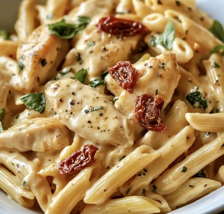 Rich Creamy Chicken Pasta Dish Recipe