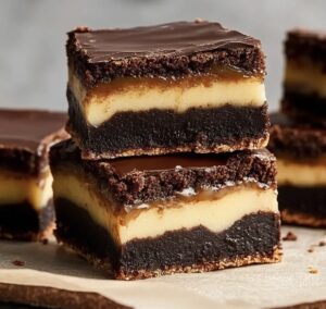 Indulgent Millionaire Brownie Bars Recipe