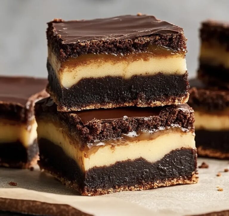 Indulgent Millionaire Brownie Bars Recipe
