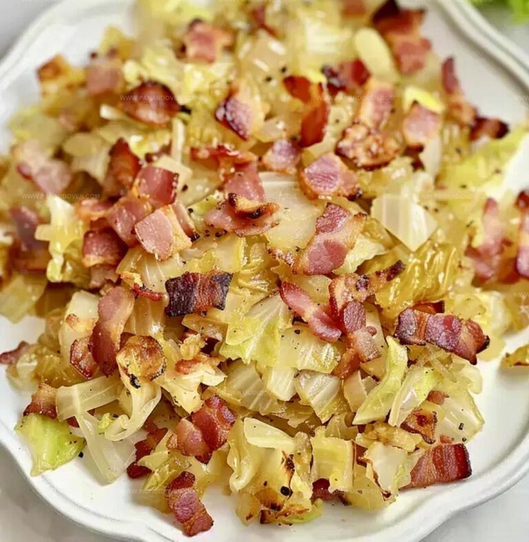 Fried Cabbage with Onions and Bacon Recipe
