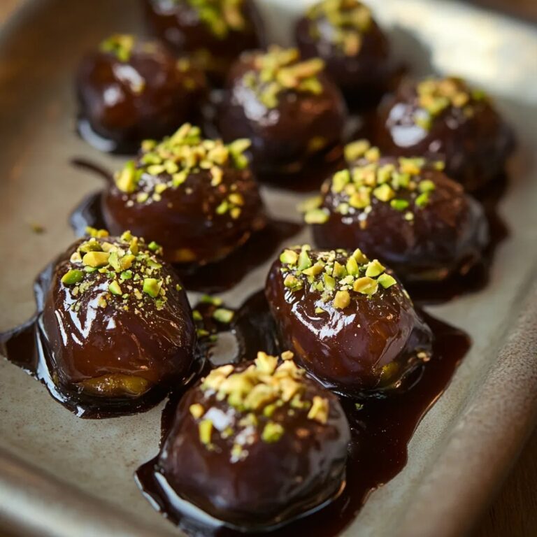 Delicious Pistachio Chocolate Dates Recipe